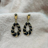 Black Lucky Forever Earrings